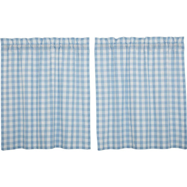Annie Buffalo Blue Check Tier Set of 2 L36xW36 VHC Brands - The Fox Decor